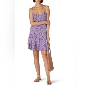 Thakoon Purple Palm Dress from Rent the Runway. Size 0. NEW!